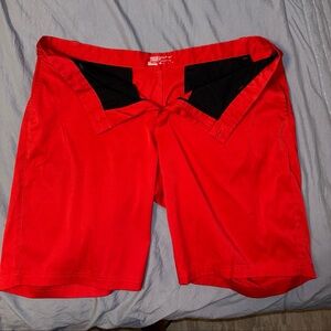 Nike Men's Vibrant Red Athletic Shorts